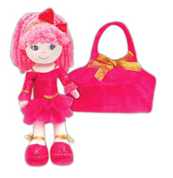 Leila Dancer Rag Doll With Purse
