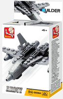 Builder Military Building Brick Display Set, x2 of each kit
