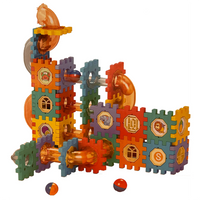 Pipeline Rolling Ball Building Blocks Marble Drop Set 125 Pcs