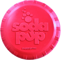 SP Puppy Bottle Top Flyer Durable Rubber Retrieving Frisbee for Puppies