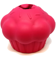 Cupcake Durable Rubber Chew Toy & Treat Dispenser