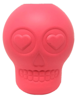 MKB Sugar Skull Durable Rubber Chew Toy & Treat Dispenser