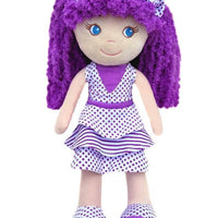 Violet Soft Doll - Dots & Stripes