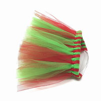 Red and Green Christmas Dog Tutu Skirt (XS)