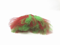 Red and Green Christmas Dog Tutu Skirt (XS)
