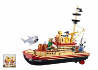 Model Bricks Great Shark Ship Building Brick Kit (592 pcs)
