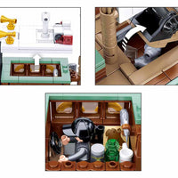 Model Bricks Fishing Sail Boat Building Brick Kit (610 pcs)