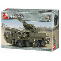 Heavy Anti-Aircraft Transport Building Brick Kit (306 Pcs)
