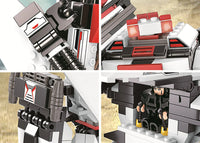 Space 3-in-1 Fighter: Caston, General of Ruin Building Brick Kit (313 Pcs)
