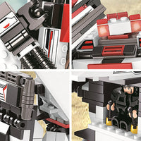 Space 3-in-1 Fighter: Caston, General of Ruin Building Brick Kit (313 Pcs)