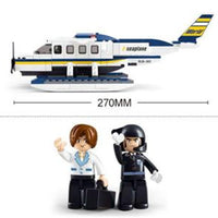 Z Seaplane Aviation Building Brick Kit (214 pcs)
