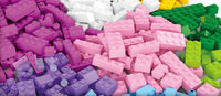 Kiddy Bricks, Girl's Soft Color Brick Set (415 Pcs)
