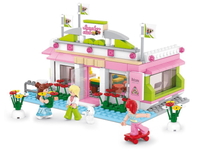 Girl's Dream Pool Table Lounge Building Brick Kit (289 Pcs)
