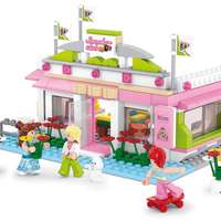 Girl's Dream Pool Table Lounge Building Brick Kit (289 Pcs)