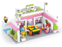 Girl's Dream Pool Table Lounge Building Brick Kit (289 Pcs)
