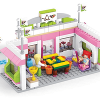 Girl's Dream Pool Table Lounge Building Brick Kit (289 Pcs)