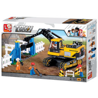Construction Traxcavator Building Brick Kit (614 pcs)
