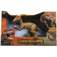 Dinosaur Figurine Toys with Sound Effects, Left Arm Pull
