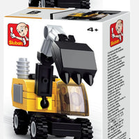 Builder Construction Building Brick Display Set x2 each kit