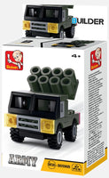 Builder Military Building Brick Display Set, x2 of each kit
