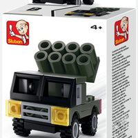 Builder Military Building Brick Display Set, x2 of each kit