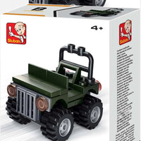 Builder Cars Building Brick Display Set, x2 of each kit