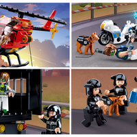 Police SWAT Command Vehicle Building Brick Kit (540 Pcs)