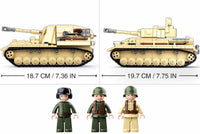 WWII Panzer IV 2-in-1 Tank Building Brick Kit (543 Pcs)

