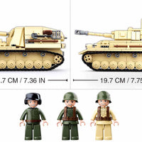 WWII Panzer IV 2-in-1 Tank Building Brick Kit (543 Pcs)