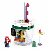 Food Court Beverage House Building Brick Kit (283 Pcs)