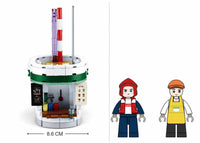 Food Court Beverage House Building Brick Kit (283 Pcs)
