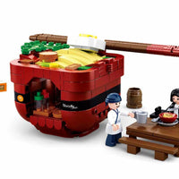 Food Court Noodle House Building Brick Kit (338 Pcs)
