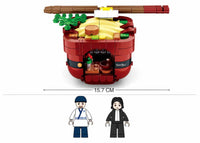 Food Court Noodle House Building Brick Kit (338 Pcs)

