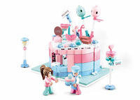 Food Court Candy House Building Brick Kit (324 Pcs)
