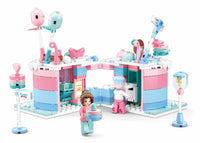 Food Court Candy House Building Brick Kit (324 Pcs)
