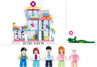 Girl's Dream Hospital Set Building Brick Kit (459 pcs)
