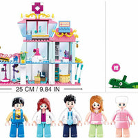 Girl's Dream Hospital Set Building Brick Kit (459 pcs)
