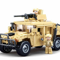 Hummer Assault Army Vehicle Building Brick Kit (265 pcs)