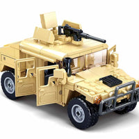Hummer Assault Army Vehicle Building Brick Kit (265 pcs)