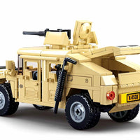 Hummer Assault Army Vehicle Building Brick Kit (265 pcs)