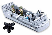 WWII D-Day Higgins Landing Craft Building Brick Kit (182 pcs)
