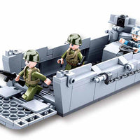 WWII D-Day Higgins Landing Craft Building Brick Kit (182 pcs)