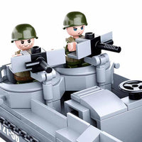 WWII D-Day Higgins Landing Craft Building Brick Kit (182 pcs)