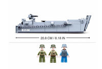 WWII D-Day Higgins Landing Craft Building Brick Kit (182 pcs)
