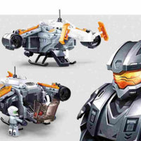 Atomic Storm Uprising, Thunder Aircraft Building Brick Kit (211 pcs)