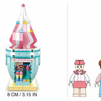 Ice Cream House Building Brick Kit (247 pcs)