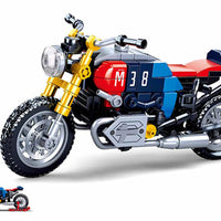 Colorful Motorcycle Building Brick Kit (197 pcs)