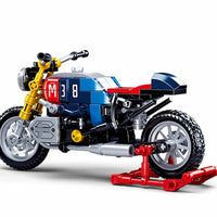 Colorful Motorcycle Building Brick Kit (197 pcs)
