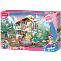 Winter Resort Lodge Building Brick Kit (439 pcs)
