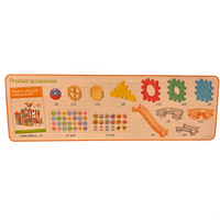 Pipeline Rolling Ball Building Blocks Marble Drop Set 125 Pcs
